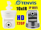 KAMERA OBROTOWA WiFi 1Mpix HD TENVIS IPROBOT3 P2P